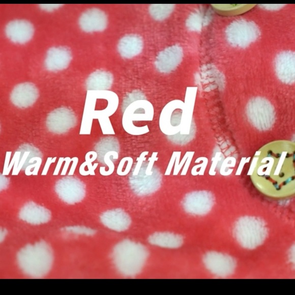 NWT KYEESE Dog Pajamas Polka Dot Size Medium Polka dot onesie Very soft and warm - Picture 7 of 13